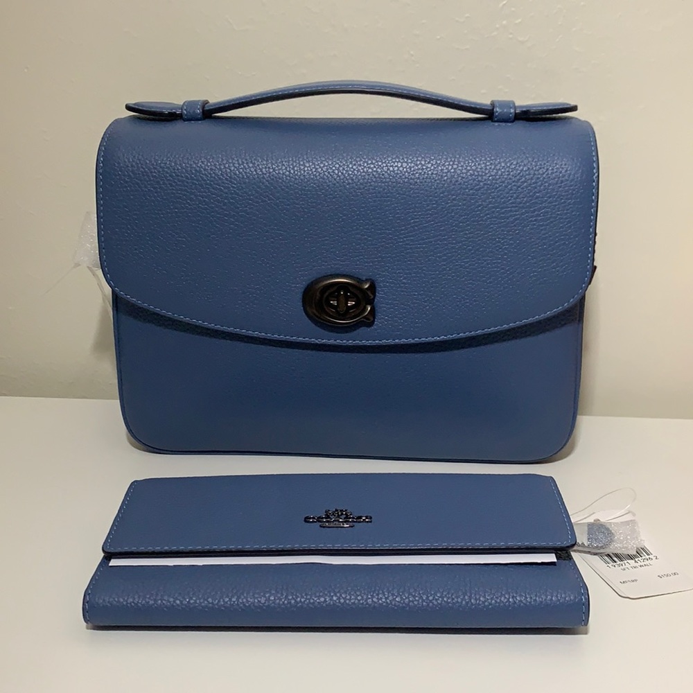 Coach Cassie Crossbody in Stone Blue